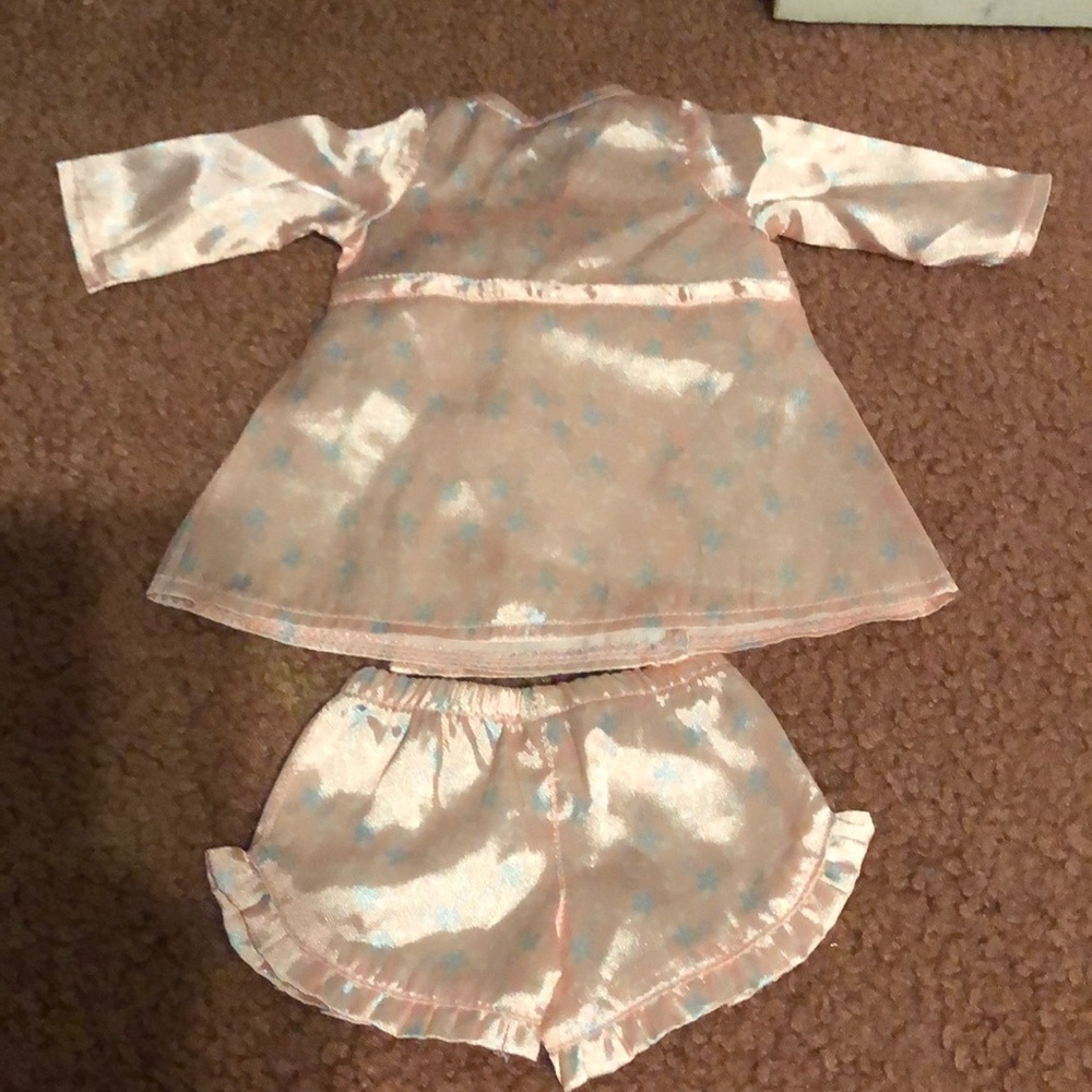 American Girl Doll Retired silk pajama robe & shorts - Picture 2 of 8